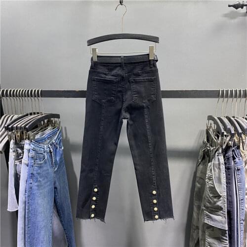 Woman Jeans Pants Winter Plus Size High-Waisted Trousers Straight Jeans For Women Pantalones Vaqueros Mujer