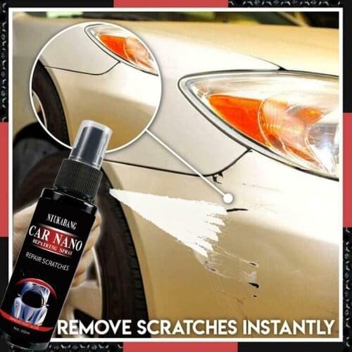 100ML Car Body Scratch Repair Nano Liquid Spray Polish Paint Wax Spray Coat Film Scratch Remover Nano Cloth Car Paint Care Kit