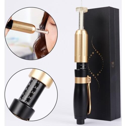 0.5ml High Pressure Hyaluronic Acid Pen High Density Metal For Anti Wrinkle Lifting Lip Hyaluron Gun Atomizer Hyaluronic Pen