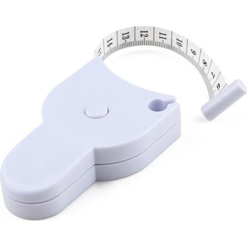 100pcs Accurate Diet Fitness Caliper Measuring Tape Body Waist Tape Measure Fitness Accurate Body Care