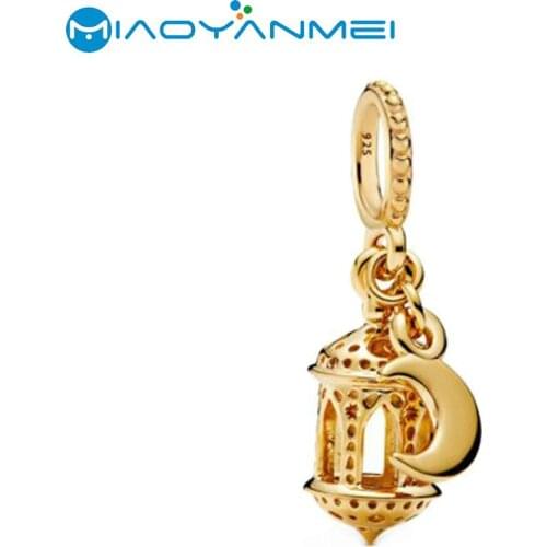 2020 Spring New 925 Sterling Silver Beads Arabian Lantern Dangle Charms fit Original Pandora Bracelets Women DIY Fashion Jewelry