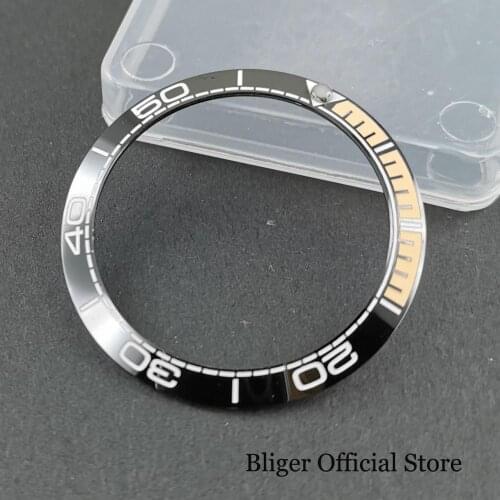 38mm Ceramic Watch Bezel Ring Insert Fit 40mm Automatic Watch