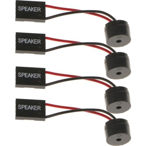 4pcs Desktop Computer Motherboard CPU Internal Speaker Buzzer Beeper