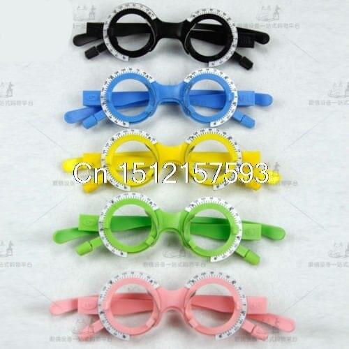 5PCS Trial Frame Optical Trial Lens Frame Fixed PD 5 Colors