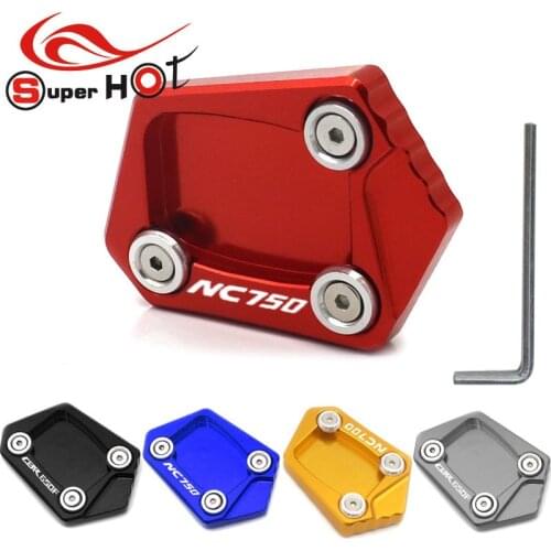 Motorcycle Accessories CNC Kickstand Foot Plate Side Stand Extension Pad for Honda NC700S NC700X NC750S NC750X CBR650R