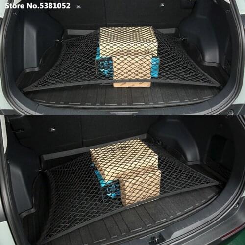 Car Trunk Rear Cargo Organizer Storage Mesh For Haval Jolion 2021 Accessories Elastic Mesh Net Bag Luggage