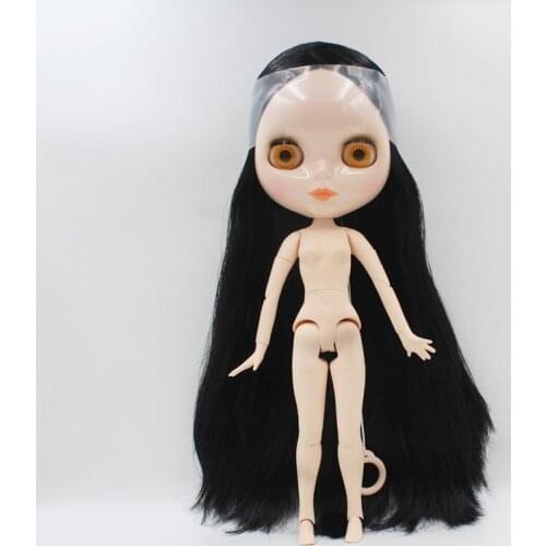 Free Shipping big discount RBL-835J DIY Nude Blyth doll birthday gift for girl 4color big eye doll with beautiful Hair cute toy