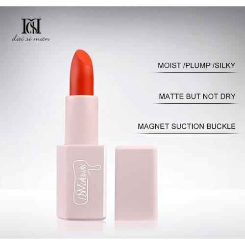 D.S.M Brand Waterproof Matte Lipstick 8 Colors New Series Lip Makeup Set Nude Popular Women Cosmetic