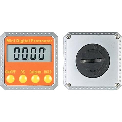 Mini Digital Protractor Level / Bevel Gauge / Angle Gauge / Angle Finder with Embedded Magnets