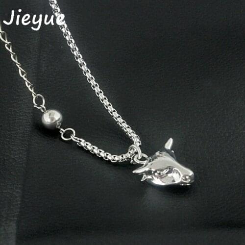 Ethnic Gothic Skull Bull Head Necklace Choker For Men Stainless Steel Fashion Viking Necklaces Statement Charm Animal Jewelry