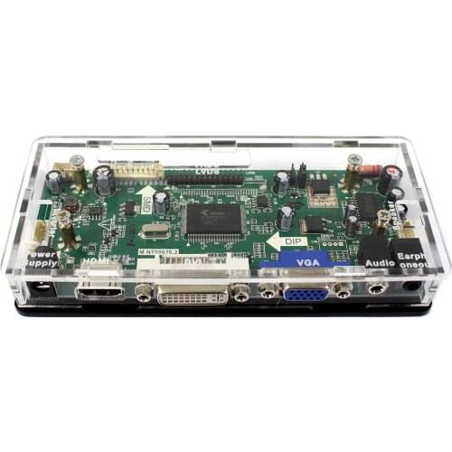HD MI DVI VGA Board M.NT68676 Shell Case Acrylic Case Case Frame White