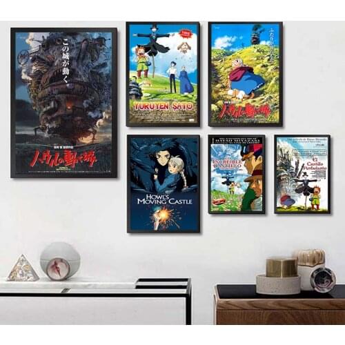 Diamond Painting Collection Howls Moving Castle Miyazaki Japan Anime Diamond Embroidery Mosaic Art Picture Home Decor Gift