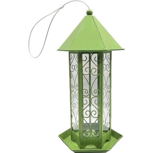 Bird Feeder for Outside Metal Hanging Bird Feeders for Outdoors Garden Yard Decoration Outdoor Gardening