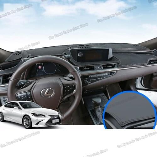 Lsrtw2017 polyester car dashboard mat rear window mat for lexus es200 es250 es300h es350 f sport 2018 2019