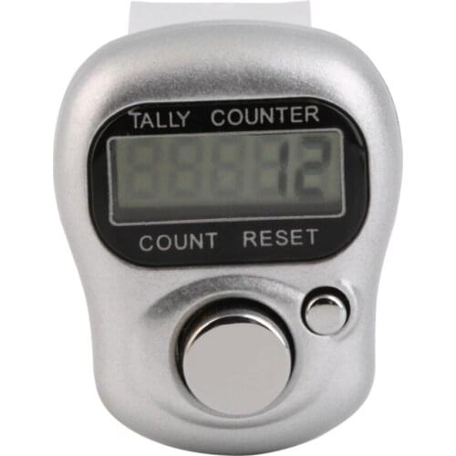 Mini Hand Held Digit LCD Electronic Digital Golf Finger Tally Counter Sports Gym Fitness Prayer Counting Walk Golf Equipment