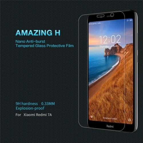 For Xiaomi Redmi 7A /Redmi 9/Redmi Go NILLKIN Amazing H Nanometer Anti-Explosion Tempered Glass Screen Protector