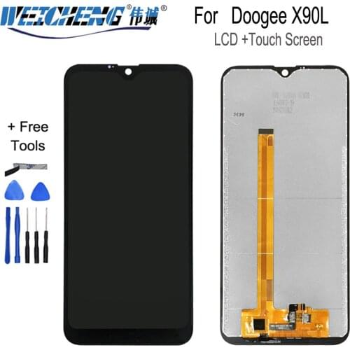 For Doogee X90L LCD Display and Touch Screen Digitizer Assembly Replacement With Tools +Adhesive for Y8/Doogee X90L
