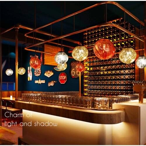Nordic Bar Lava LED Pendant Lights Modern PVC Cafe Restaurant Hanging Lamp Diningroom Living Room Bedroom Loft Kitchen Decor