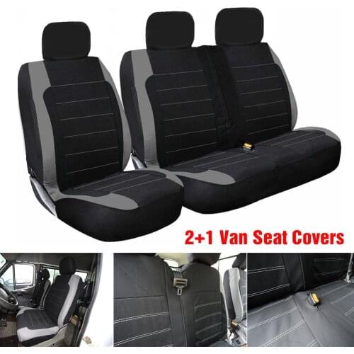 Universal Car Truck 2+1 Type Split Seat Cushion Cover Dustproof Seat For Ford Transit Custom For Renault Master For Vauxhall