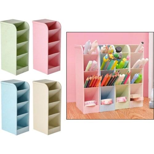 Large Capacity Pen Storage Holder for Office Teacher School Home Markers Rulers Erasers Paint Brushes Supplies