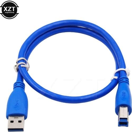 High speed Cable converter for printer data cable USB 3.0 A Male AM to USB 3.0 B Type Male BM Extension Printer Wire Cable