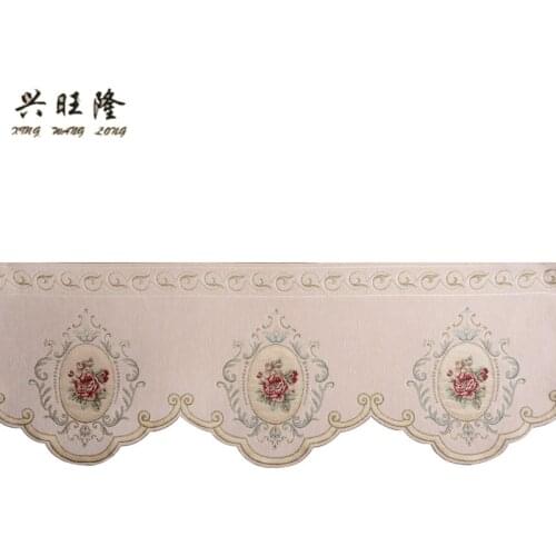 XWL 35cm Wide Jacquard Curtain Fabrics Lace Trim Curtain Accessories Bedroom Living Room Valance Stage Short Curtain Home Decor