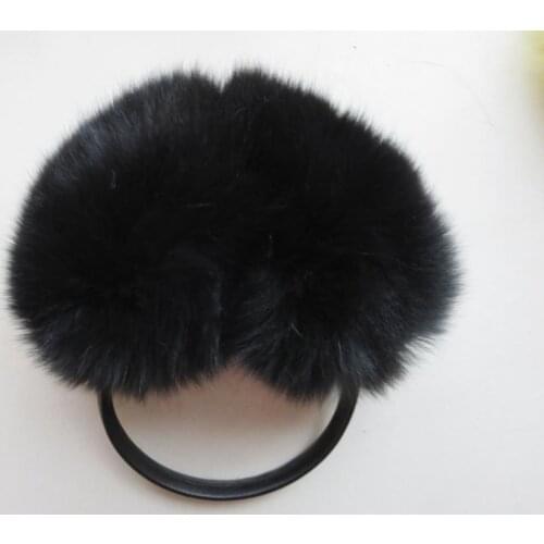 Fashion Whole Real Fox Fur Goatskin Warm Winter Earmuffs/ Multicolored
