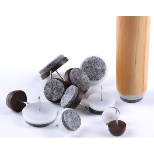 30 Pcs Felt Nails Anti Slip Foot Furniture Table Pads Legs for Furniture Wood Floor Protector Chair Stoppers Felt Glides