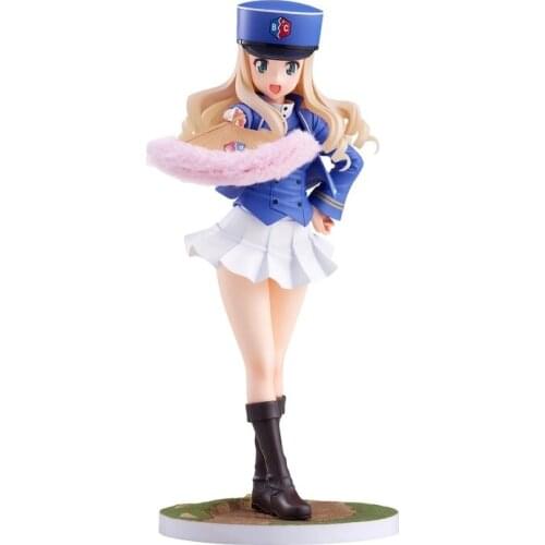 Pre-Sale Girls Und Panzer Mary Tank Jacket Anime Figures Model Ornaments Hand-Made 21 Cm PVC Genuine Collectible Toys for Gifts