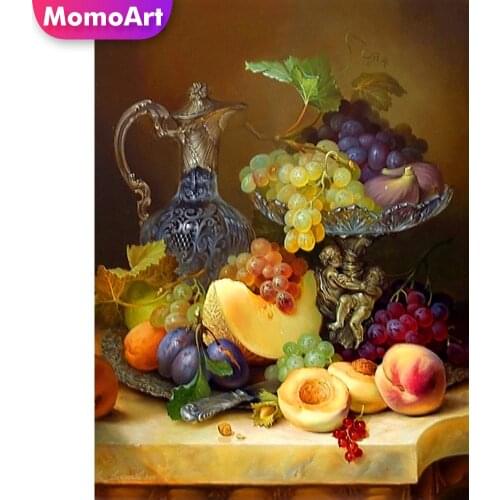 MomoArt 5d Diamond Painting Full Drill Square Cross Stitch Fruit Diamond Embroidery Landscape New Arrival Home Decoration