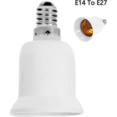 E14 To E27 Lamp Bulb Socket Base Holder Converter Light Adapter Conversion Fireproof Home Room Lighting Durable Supplies