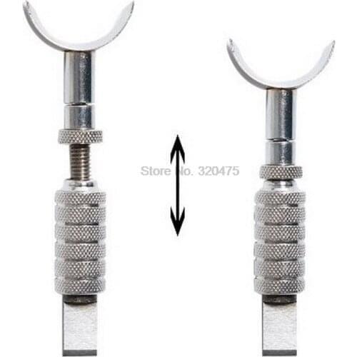 By dhl 100set DIY Handmade Rotating Carving Knife W Blade Adjustable Copper Swivel Leather Tools Silver Sewing Accessory