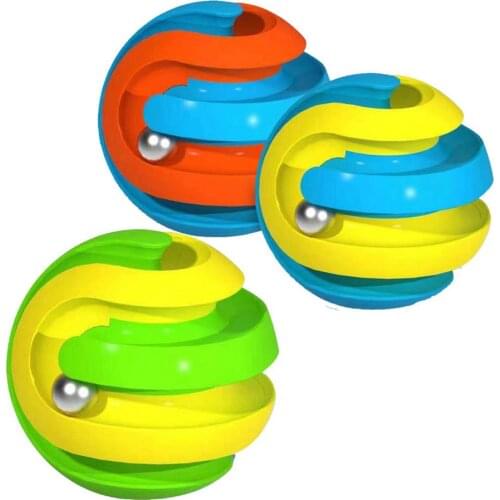 Innovative Track Ball Decompression Toy Cube Finger Puzzle Toys Suitable For Children To Develop Their Intelligence