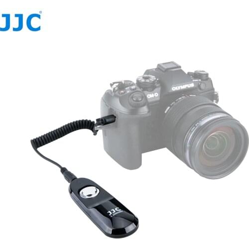 JJC Wired Camera Remote Switch Shutter Release Controller Cord for Olympus OM-D E-M1 II E-M1 III E-M5 II PEN F XZ-1 SP-510 UZ