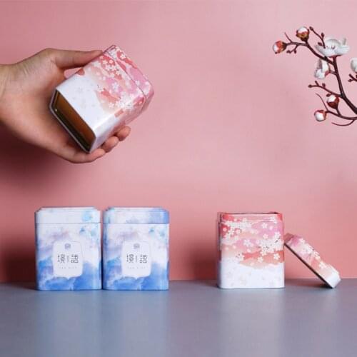 Creative Universal Tinplate Cans Small Tea Cans Candy Scented Green Tea Storage Box