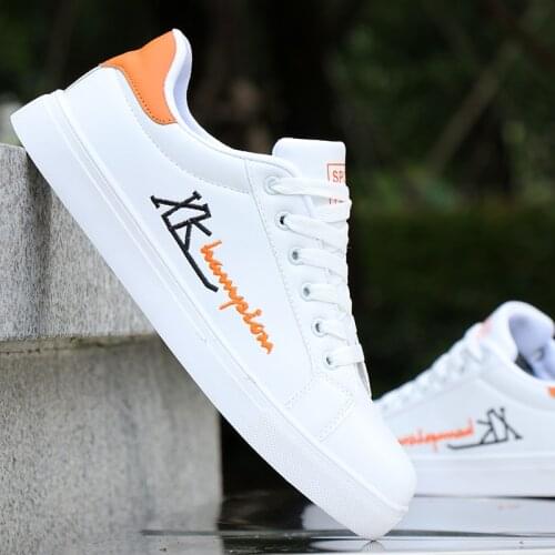 Little White Shoes Mens Summer New Trendy Shoes All-match Sports and Leisure Shoes Mens Soft-Soled White Sneakers