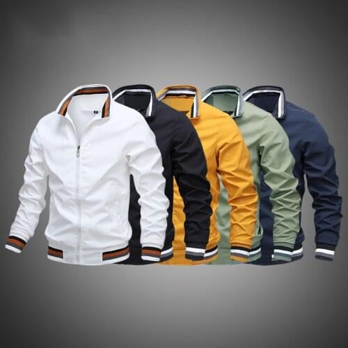2021 Military Jacket Men Spring Autumn Pilot chaqueta Jackets Casual Zipper Coat Mens Bomber Jackets Cargo Flight Jacket Male
