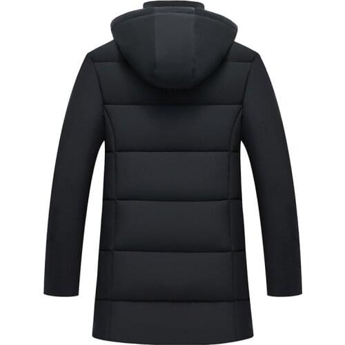 Hombre Coats Parkas Winter Fashion Windbreaker Overcoat Jackets Thick Windproof Mens Parkas Slim Plus Size Brand Casual