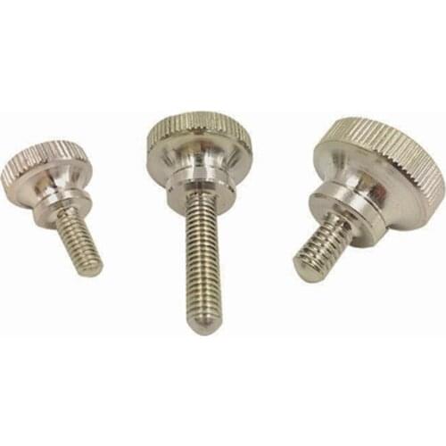 Knurled Thumb Screw With Collar With Knurling Screws Manual Adjustment Screws Bolt
