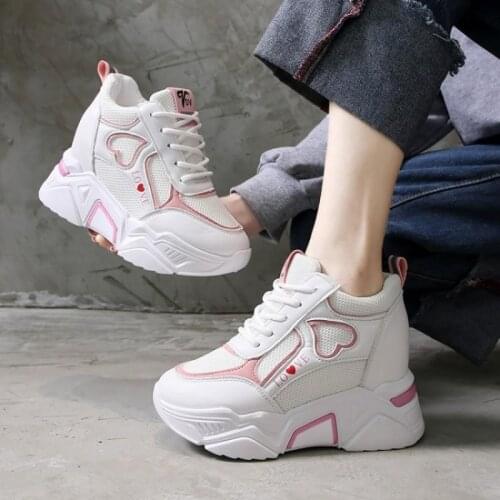 Spring New Stealth Inner Increase Daddy Shoes Korean Version of Trifle Thick-soled Student Casual Sports Shoes Womens Shoes