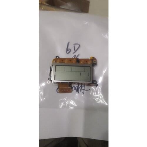 Original 6D top cover LCD screen group for canon 6D top LCD 6D display with flex SLR camera repair part