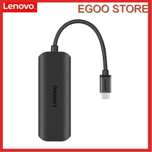 Original Lenovo C611 Multi USB 3.0 2.0 Type C Hub 4 Port Adapter Splitter Power Interface For MacBook Notebook Computer Laptop