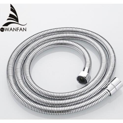 Plumbing Hoses Stainless Steel Gold 150cm Tube Shower Hose Flexible Shower Head Replacement Part Bathroom Water Hose HJ-0515