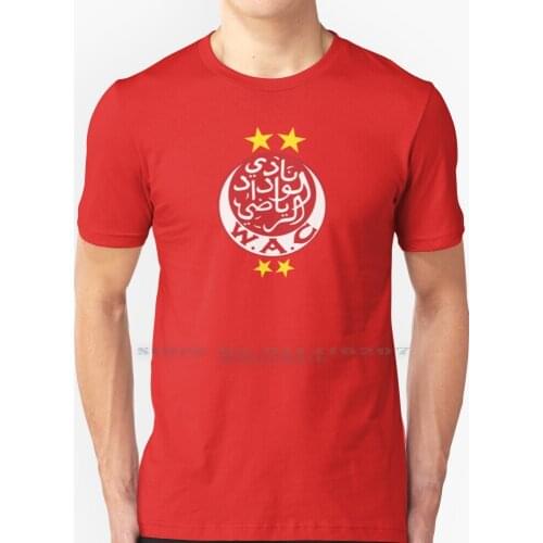 Wydad Club Athletic Casablanca Morocco T Shirt 100% Pure Cotton Wydad Club Athletic Casablanca Wydad Casablanca Wydad