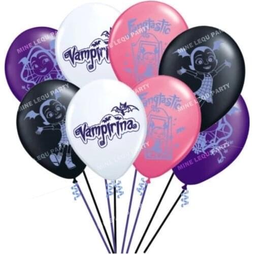 Vampirina Latex Balloon Inflatable Happy Birthday Decorations Birthday Party Balloons Decoration Toys 4 Mixed Party Supplies Gif