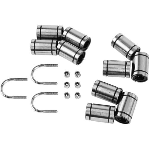 1 set Bearings 8UU+M3 Gasket U-bolts Kit for Prusa i3 MK2/MK2S/MK3 U-bolts+ 3D Printer Parts