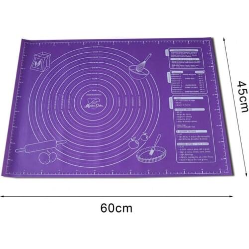 60%HOTDough Mat Scale Ring Design Static Absorption Silicone Kitchen Rolling Dough Pad for Pastries