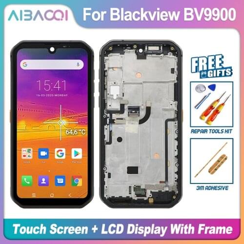 Brand New 5.84 Inch Touch Screen+2280x1080 LCD Display+Frame Assembly Replacement For Blackview BV9900/BV9900 Pro/BV9900E