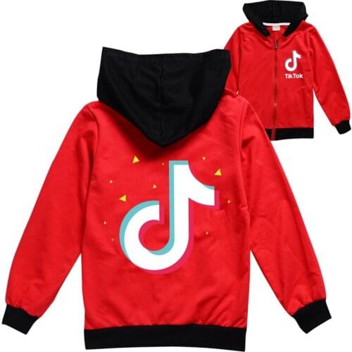 TIK TOK Childrens Printed Hoodies Sweater Kids Clothes Baby Girl Sweatshirt Boys Girls Costume Kids Tops