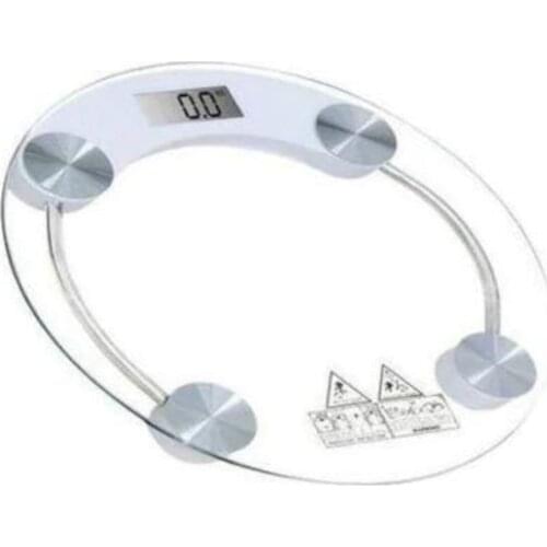 Electronic weighing weight meter precision scales Round Transparent Digital Glass Scale Scales 2003A